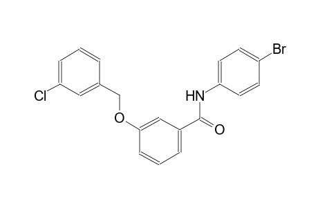 benzamide, N-(4-bromophenyl)-3-[(3-chlorophenyl)methoxy]-
