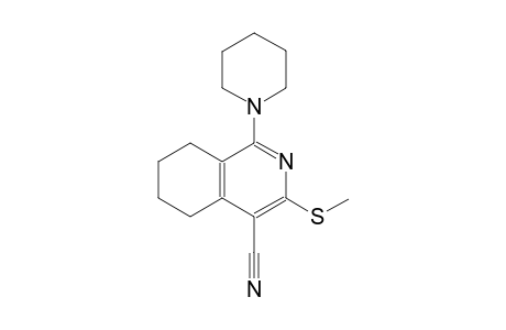 4-isoquinolinecarbonitrile, 5,6,7,8-tetrahydro-3-(methylthio)-1-(1-piperidinyl)-