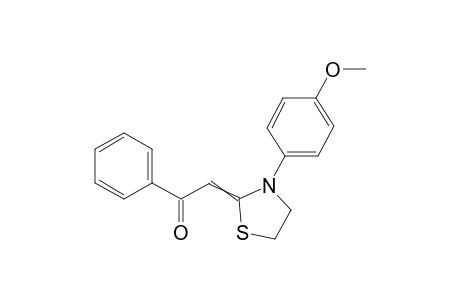 2-(3-(4-methoxyphenyl)thiazolidin-2-ylidene)-1-phenylethanone