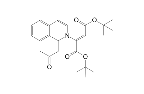 di(t-Butyl) (2Z)-2-[1-(2'-Oxopropyl)isoquinolin-2(1H)-yl]but-2-enedioate