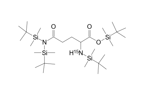 2-[15N]-Glutamine - tetrakis[(t-Butyl)dimethylsilyl] derivative