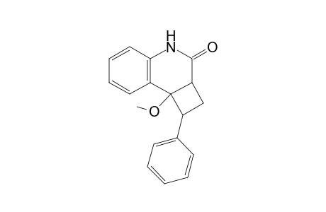 1-Phenyl-8b-methoxy-2,2a,,4,8b-tetrahydro-cyclobuta[c]quinolin-3-one