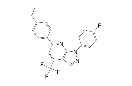 1H-pyrazolo[3,4-b]pyridine, 6-(4-ethylphenyl)-1-(4-fluorophenyl)-4-(trifluoromethyl)-