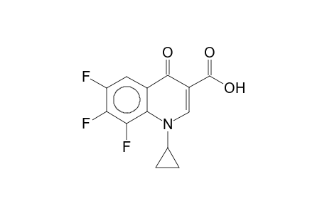 1-Cyclopropyl-6,7,8-trifluoro-4-oxo-1,4-dihydroquinoline-3-carboxylic acid