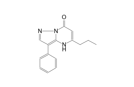pyrazolo[1,5-a]pyrimidin-7(4H)-one, 3-phenyl-5-propyl-