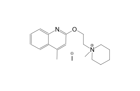 1-methyl-1-{2-[(4-methyl-2-quinolinyl)oxy]ethyl}piperidinium iodide