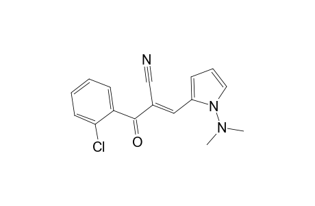 (E)-2-(2-chlorobenzoyl)-3-[1-(dimethylamino)pyrrol-2-yl]acrylonitrile