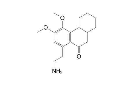 8-(2-aminoethyl)-5,6-dimethoxy-2,3,4,4a,10,10a-hexahydro-1H-phenanthren-9-one