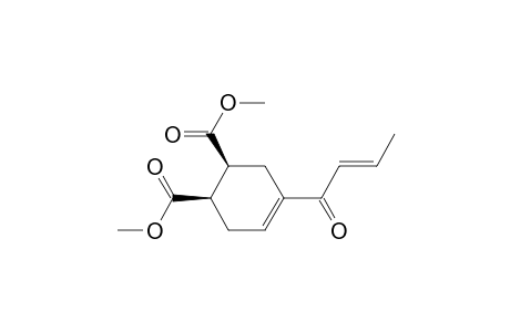 4-Cyclohexene-1,2-dicarboxylic acid, 4-(1-oxo-2-butenyl)-, dimethyl ester, cis-
