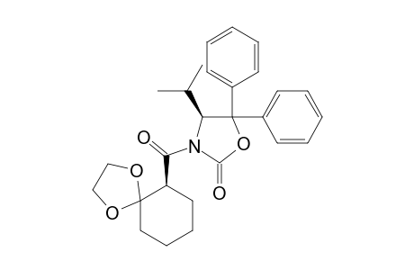 (4S,6'S)-(1',4'-Dioxaspiro[4.5]decane-6'-carbonyl)-4-isopropyl-5,5-diphenyloxazolidin-2-one