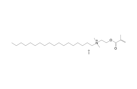 2-DIMETHYL-2-OCTADECYL-1-METHACRYLOXYETHYL-AMMONIUM-IODINE