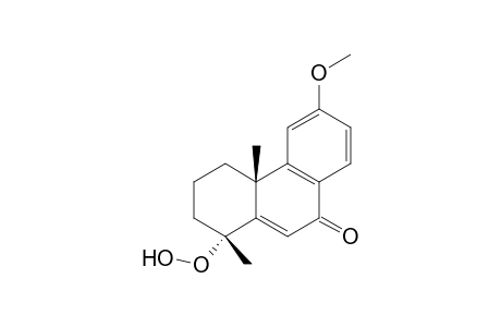 4-Hydroperoxy-12-methoxy-19-norpodocarpa-5,8,11,13-tetraen-7-one