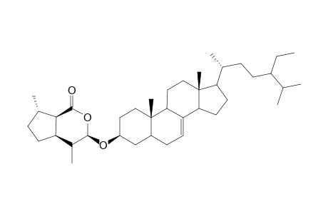 3'.beta.-[5.alpha.-Sigmast-7-ene-3.beta.-oxy]-dihydronepetalactone