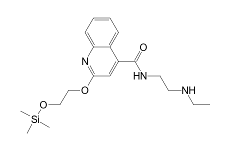 2-(2-Trimethylsilyloxyethoxy)-n-(2-(ethylamino)ethyl)-4-quinolinecarboxamide