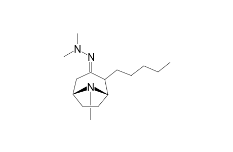 3-(2,2-Dimethylhydrazono)-8-methyl-2-pentyl-8-azabicyclo[3.2.1]octane