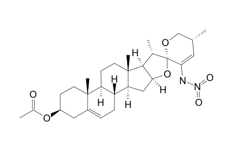 (25R)-23-NITROAMIN-5,23-DIEN-3-BETA-OL-ACETATE