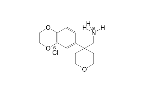 [4-(2,3-dihydro-1,4-benzodioxin-6-yl)tetrahydro-2H-pyran-4-yl]methanaminium chloride