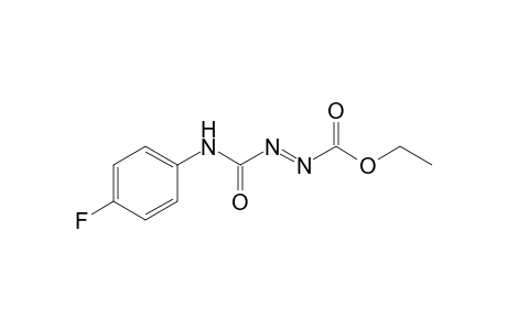 Ethyl (4-fluorophenyl)aminocarbonyldiazenecarboxylate
