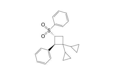 trans-((3,3-Dicyclopropyl-2-phenylcyclobutyl)sulfonyl)benzene