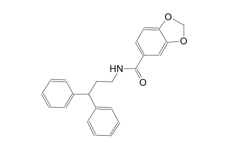 N-(3,3-diphenylpropyl)-1,3-benzodioxole-5-carboxamide