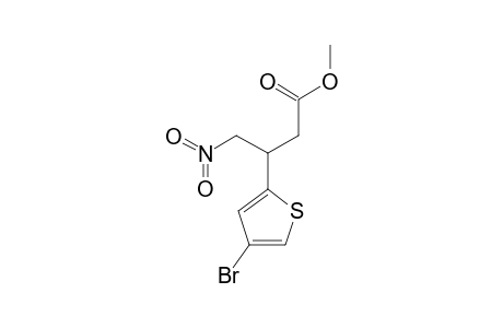 Methyl 3-(4-bromo-2-thienyl)-4-nitrobutanoate