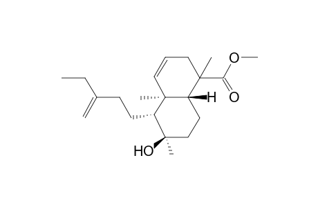Methyl 8-hydroxylabda-13(16)-dien-19-oate