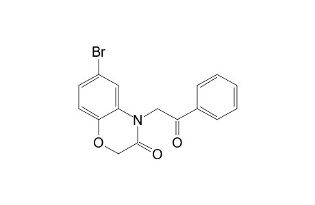 2H-1,4-Benzoxazin-3(4H)-one, 6-bromo-4-(2-oxo-2-phenylethyl)-