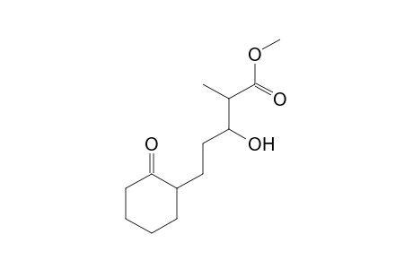 beta-hydroxy-a-methyl-2-oxocyclohexanevaleric acid, methyl ester