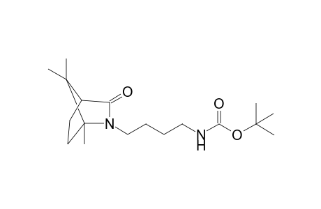 3-{4-(N-tert-Butoxycarbonyl)aminobutyl}-3-aza-4,7,7-trimethylbicyclo[2.2.1]heptan-2-one