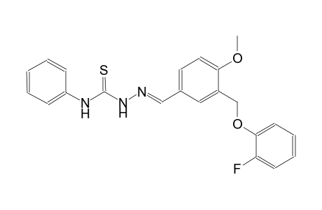 3-[(2-fluorophenoxy)methyl]-4-methoxybenzaldehyde N-phenylthiosemicarbazone
