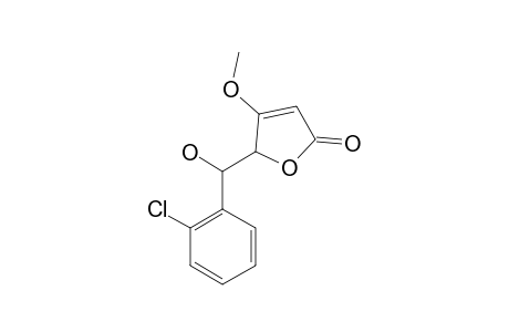 ERYTHRO-5-[(2-CHLOROPHENYL)-HYDROXYMETHYL]-4-METHOXYFURAN-2(5H)-ONE