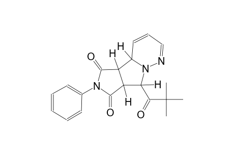 (4aS,4bR,7aS,8R)-8-(2,2-dimethylpropanoyl)-6-phenyl-7a,8-dihydro-4aH-pyrrolo[3',4':3,4]pyrrolo[1,2-b]pyridazine-5,7(4bH,6H)-dione