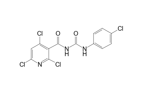 N-(4-Chlorophenyl)-N'-[(2,4,6-trichloro-3-pyridinyl)carbonyl]urea