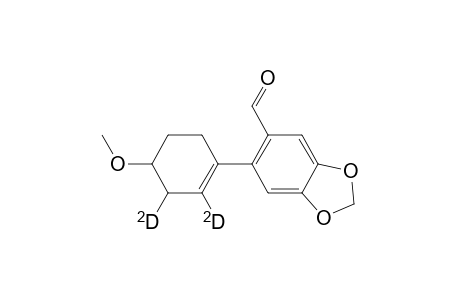 6-(2',3'-Dideutero-4'-methoxycyclohexenyl)piperonal