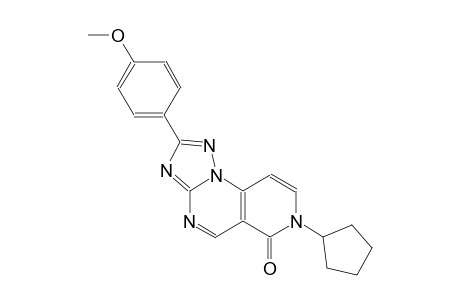 pyrido[3,4-e][1,2,4]triazolo[1,5-a]pyrimidin-6(7H)-one, 7-cyclopentyl-2-(4-methoxyphenyl)-