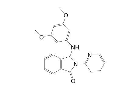 1H-isoindol-1-one, 3-[(3,5-dimethoxyphenyl)amino]-2,3-dihydro-2-(2-pyridinyl)-