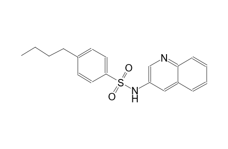 benzenesulfonamide, 4-butyl-N-(3-quinolinyl)-