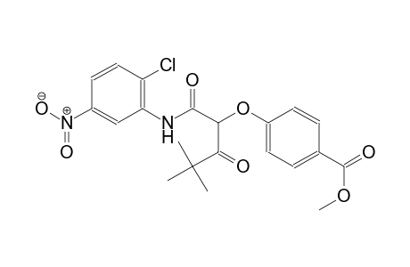 methyl 4-{1-[(2-chloro-5-nitroanilino)carbonyl]-3,3-dimethyl-2-oxobutoxy}benzoate