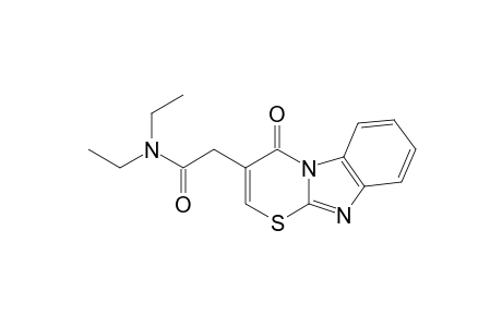 N,N-diethyl-2-(4-oxo-4H-1-thia-4a,9-diazafluoren-3-yl)acetamide