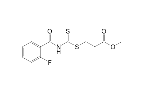 [2'-(Methoxycarbonyl)ethyl](2-fluorobenzoyl)carbamodithioate
