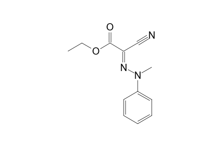 Acetic acid, cyano(methylphenylhydrazono)-, ethyl ester