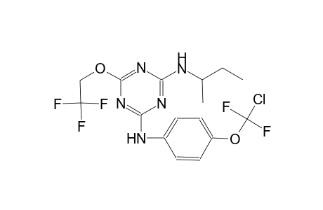 1,3,5-triazine-2,4-diamine, N~2~-[4-(chlorodifluoromethoxy)phenyl]-N~4~-(1-methylpropyl)-6-(2,2,2-trifluoroethoxy)-