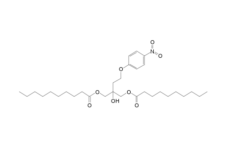 2-[(Decanoyloxy)methyl]-2-hydroxy-4-[(p-nitrophenyl)oxy]-butyl decanoate