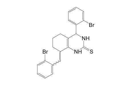 8-(o-bromobenzylidene)-4-(o-bromophenyl)-3,4,5,6,7,8-hexahydro-2(1H)-quinazolinethione