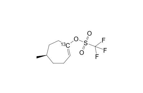[1-13C]5-Methylcyclohept-1-enyl triflate