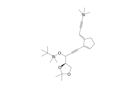 2(S)-1-(t-Butyldimethylsilyloxy)-1-[(4R)-2,2-dimethyl-1,3-dioxolan-4-yl]-3-[(E)-5-(3-trimethylsilyl-2-propynylidene)-1-cyclopenten-1-yl]propane