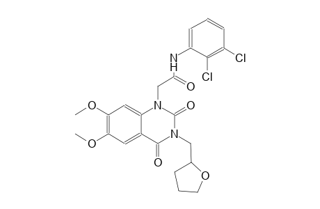 N-(2,3-dichlorophenyl)-2-(6,7-dimethoxy-2,4-dioxo-3-(tetrahydro-2-furanylmethyl)-3,4-dihydro-1(2H)-quinazolinyl)acetamide