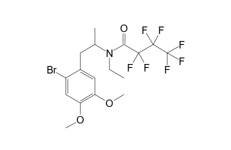 N-Ethyl-2-bromo-4,5-dimethoxyamphetamine HFB