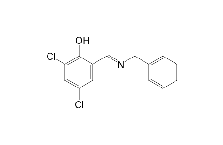 2-(N-benzylformimidoyl)-4,6-dichlorophenol