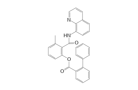 3-Methyl-2-(quinolin-8-ylcarbamoyl)phenyl [1,1'-biphenyl]-2-carboxylate